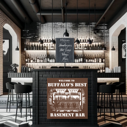 CUSTOM Basement Bar sign: FREE SHIPPING!