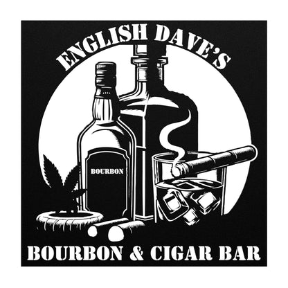 CUSTOM Bourbon & Cigar Bar Sign. FREE SHIPPING!