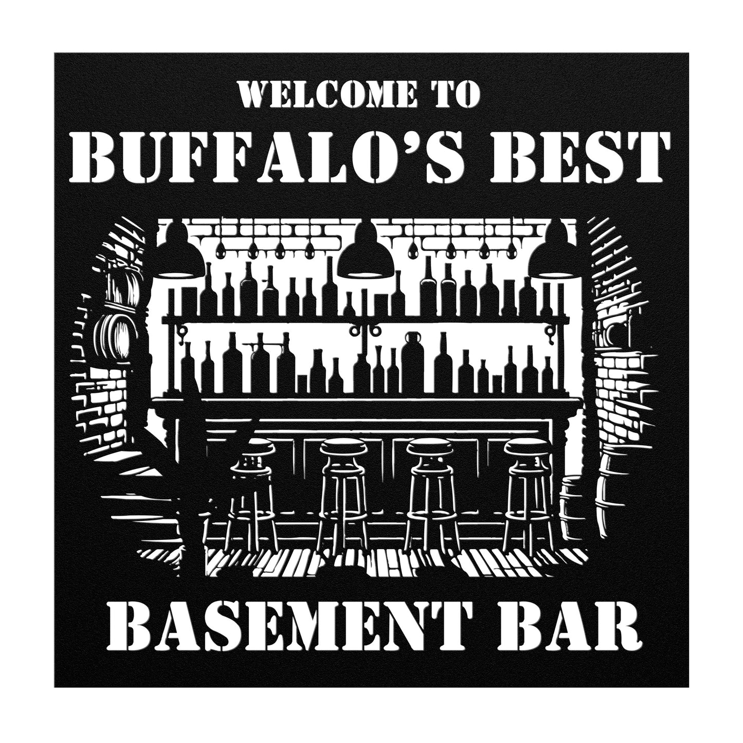 CUSTOM Basement Bar sign: FREE SHIPPING!