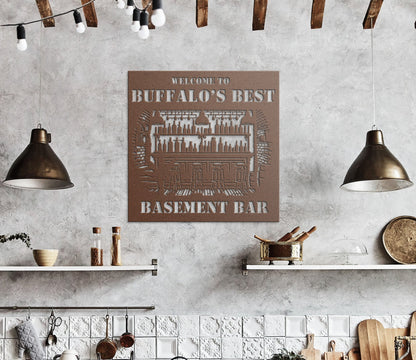 CUSTOM Basement Bar sign: FREE SHIPPING!