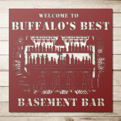 CUSTOM Basement Bar sign: FREE SHIPPING!