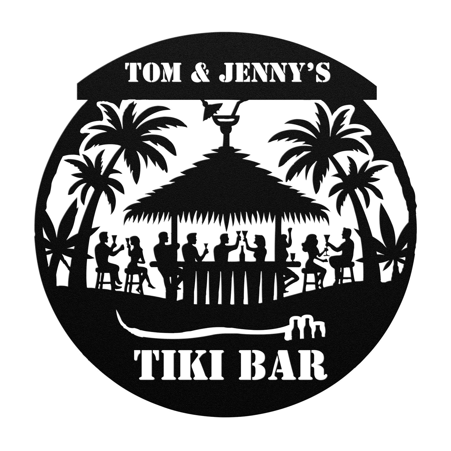 CUSTOM Tiki Bar sign: FREE SHIPPING!