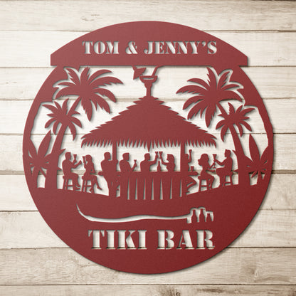 CUSTOM Tiki Bar sign: FREE SHIPPING!